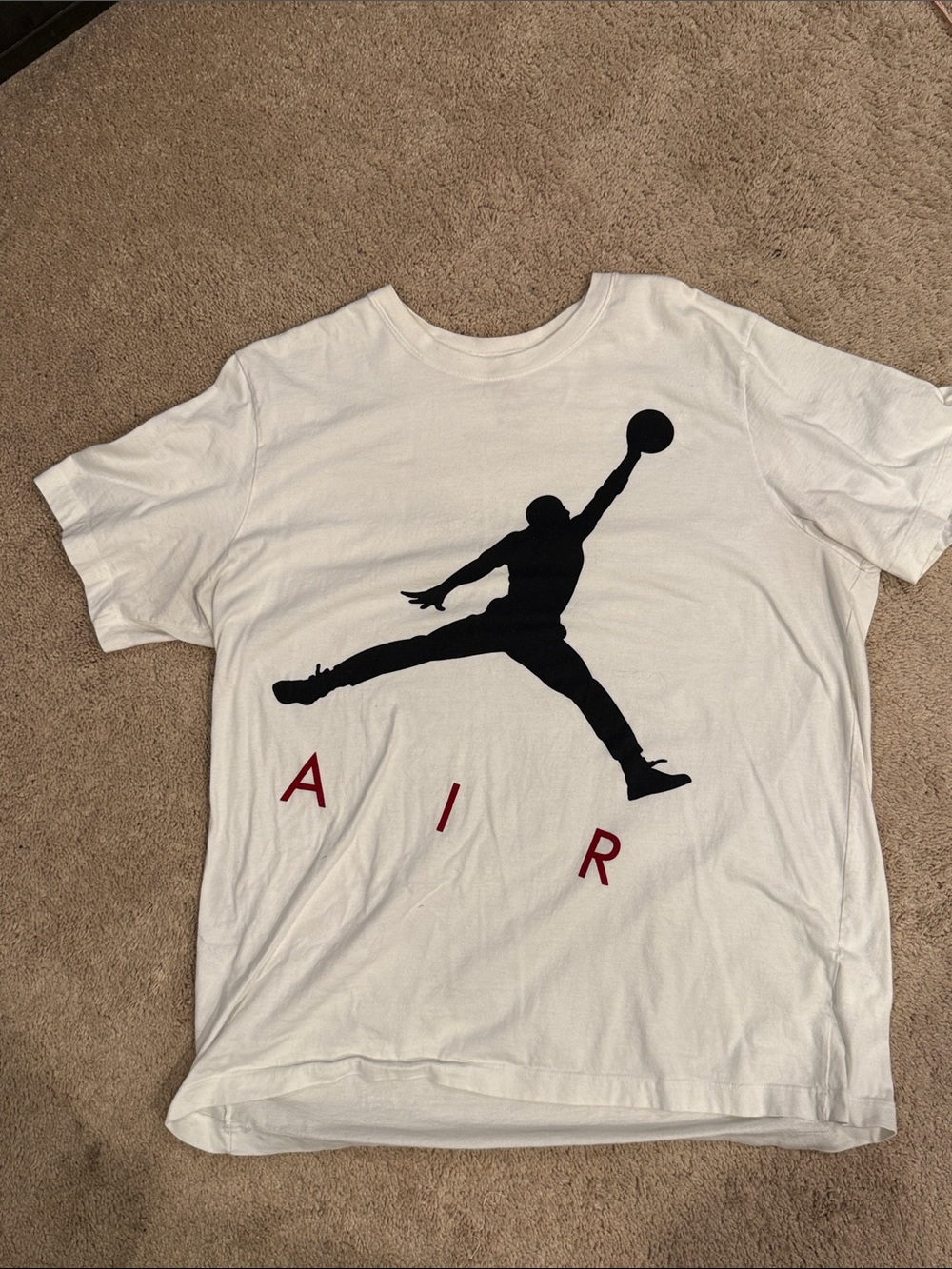 Nike White T-Shirt Air Jordan